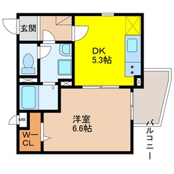 フォーチュンパークⅢの物件間取画像